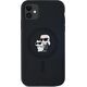 Karl Lagerfeld Karl Lagerfeld KLHMN61SCMKCRHK iPhone 11 / Xr 6.1" czarny/black hardcase Silicone Karl & Choupette MagSafe