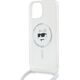 Karl Lagerfeld Karl Lagerfeld KLHMP14SHCCHNT iPhone 14 / 13 / 15 6.1" hardcase transparent IML Choupette Head & Cord Magsafe