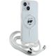 Karl Lagerfeld Karl Lagerfeld KLHMP13MHCCHNT iPhone 13 / 14 / 15 6.1" hardcase transparent IML Choupette Head & Cord Magsafe