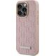 Karl Lagerfeld Karl Lagerfeld KLHMP15LPKHPORPP iPhone 15 Pro 6.1" hardcase różowy/pink Leather Monogram Metal Logo