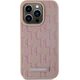 Karl Lagerfeld Karl Lagerfeld KLHMP15LPKHPORPP iPhone 15 Pro 6.1" hardcase różowy/pink Leather Monogram Metal Logo