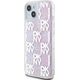 DKNY DKNY Liquid Glitter Multilogo - Etui iPhone 15 / 14 / 13 (różowy)