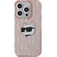 Karl Lagerfeld Karl Lagerfeld KLHCP15XHKLPCHP iPhone 15 Pro Max 6.7" różowy/pink hardcase IML Choupette Head & Monogram
