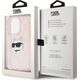 Karl Lagerfeld Karl Lagerfeld KLHCP15LHKLPCHP iPhone 15 Pro 6.1" różowy/pink hardcase IML Choupette Head & Monogram