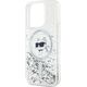 Karl Lagerfeld Karl Lagerfeld KLHMP14XLGCHSGH iPhone 14 Pro Max 6.7" hardcase transparent Liquid Glitter Choupette Head Magsafe
