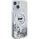 Karl Lagerfeld Karl Lagerfeld KLHMP15MLGCHSGH iPhone 15 Plus / 14 Plus 6.7" hardcase transparent Liquid Glitter Choupette Head Magsafe