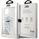 Karl Lagerfeld Karl Lagerfeld KLHMP15MLGCHSGH iPhone 15 Plus / 14 Plus 6.7" hardcase transparent Liquid Glitter Choupette Head Magsafe
