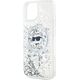Karl Lagerfeld Karl Lagerfeld KLHMP15SLGCHSGH iPhone 15 / 14 / 13 6.1" hardcase transparent Liquid Glitter Choupette Head Magsafe