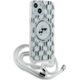 Karl Lagerfeld Karl Lagerfeld KLHMP15SHCKCKLCT iPhone 15 / 14 / 13 6.1" transparent hardcase IML Crossbody Monogram Karl & Choupette Head MagSafe