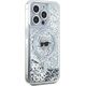 Karl Lagerfeld Karl Lagerfeld KLHMP15LLGKISGH iPhone 15 Pro 6.1" hardcase transparent Liquid Glitter Karl Head Magsafe