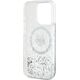 Karl Lagerfeld Karl Lagerfeld KLHMP15LLGCHSGH iPhone 15 Pro 6.1" hardcase transparent Liquid Glitter Choupette Head Magsafe