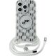 Karl Lagerfeld Karl Lagerfeld KLHMP15LHCKCKLCT iPhone 15 Pro 6.1" transparent hardcase IML Crossbody Monogram Karl & Choupette Head MagSafe