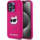 Karl Lagerfeld Karl Lagerfeld KLHMP15LSCHPPLF iPhone 15 Pro 6.1" różowy/fuschia hardcase Silicone Choupette Head MagSafe