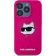 Karl Lagerfeld Karl Lagerfeld KLHMP15LSCHPPLF iPhone 15 Pro 6.1" różowy/fuschia hardcase Silicone Choupette Head MagSafe