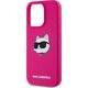 Karl Lagerfeld Karl Lagerfeld KLHMP15LSCHPPLF iPhone 15 Pro 6.1" różowy/fuschia hardcase Silicone Choupette Head MagSafe