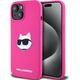 Karl Lagerfeld Karl Lagerfeld KLHMP15MSCHPPLF iPhone 15 Plus / 14 Plus 6.7" różowy/fuschia hardcase Silicone Choupette Head MagSafe