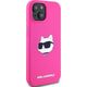 Karl Lagerfeld Karl Lagerfeld KLHMP15MSCHPPLF iPhone 15 Plus / 14 Plus 6.7" różowy/fuschia hardcase Silicone Choupette Head MagSafe