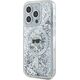 Karl Lagerfeld Karl Lagerfeld KLHMP15XLGKISGH iPhone 15 Pro Max 6.7" hardcase transparent Liquid Glitter Karl Head Magsafe