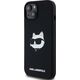 Karl Lagerfeld Karl Lagerfeld KLHMP15SSCHPPLK iPhone 15 / 14 / 13 6.1" czarny/black hardcase Silicone Choupette Head MagSafe