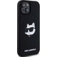 Karl Lagerfeld Karl Lagerfeld KLHMP15SSCHPPLK iPhone 15 / 14 / 13 6.1" czarny/black hardcase Silicone Choupette Head MagSafe