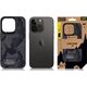 Tactical Tactical Camo Troop Cover for Apple iPhone 14 Pro Black standard