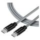 Kabel USB Tactical USB-C - USB-C 2 m Szary