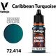 Vallejo Vallejo: 72.414 - Xpress Color - Caribbean Turquoise (18 ml)