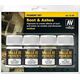 Vallejo Vallejo: 73.193 - Pigment Set -Soot & Ashes (4x35 ml)