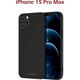 Swissten Soft Joy Case for IPhone 15 Pro Max Black