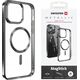 Swissten Clear Jelly Magstick Metallic for iPhone 15 Pro Black