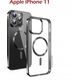 Swissten Clear Jelly Magstick Metallic for iPhone 11 Black