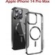 Swissten Clear Jelly Magstick Metallic  for iPhone 14 Pro Max Black