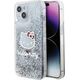 Sourcing Hello Kitty HKHCP14SLIKHET iPhone 14 / 15 / 13 6.1" silver/silver hardcase Liquid Glitter Charms Kitty Head