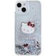 Sourcing Hello Kitty HKHCP14SLIKHET iPhone 14 / 15 / 13 6.1" silver/silver hardcase Liquid Glitter Charms Kitty Head