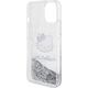 Sourcing Hello Kitty HKHCP14SLIKHET iPhone 14 / 15 / 13 6.1" silver/silver hardcase Liquid Glitter Charms Kitty Head