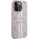 Guess Guess 4G Printed Stripes MagSafe - Etui iPhone 15 Pro (różowy)