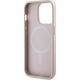 Guess Guess 4G Printed Stripes MagSafe - Etui iPhone 15 Pro (różowy)