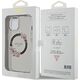 Guess Guess IML Flowers Wreath MagSafe - Etui iPhone 15 (czarny)