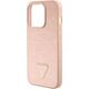 Guess Guess GUHCP15LPCRTHCP iPhone 15 Pro 6.1" pink/pink hardcase Croco Triangle Metal Logo