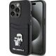 Karl Lagerfeld Karl Lagerfeld KLHCP15LSAPKCNPK iPhone 15 Pro 6.1" czarny/black hardcase Saffiano Cardslot Karl&Choupette Metal Pin