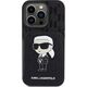 Karl Lagerfeld Karl Lagerfeld KLHCP15XSAKKNSCK iPhone 15 Pro Max 6.7" czarny/black hardcase Saffiano Cardslots and Stand Monogram Ikonik Patch