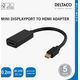 Adapter AV Deltaco Adapteris DELTACO HDMI - miniDisplayPort, 4K UHD 60Hz, 0.2m, juodas / R00110024