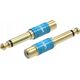 Adapter AV Vention Adapter audio Vention VDD-C03 6,35mm męski na RCA żeński 0,5m niebieski
