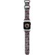 Sourcing Hello Kitty HKAWMSDIEZK Apple Watch Strap 38/40/41mm black/black strap Silicone Bows & Stripes