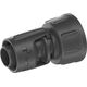 Gardena Gardena 13222-20, Tap connector, 1/2", Plastic, Black
