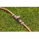 Gardena Gardena Coupling with Flow-Control Valve, valve, Drip irrigation system, Plastic, Grey, Orange, Male/Male, 1 pc(s)