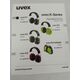 Uvex uvex capsule ear prot. K1 black/green
