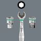 Wera Wera A 4 socket magnet strip Zyklop socket set 1/4 (black/green, 9 pieces)