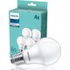 Philips Philips LED Lamp E27 4-Pack 60W 4000K