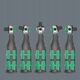 Zestaw narzędzi Wera Wera 8009 Zyklop Pocket Set 4 Ratchet Set  Metric / Imperial
